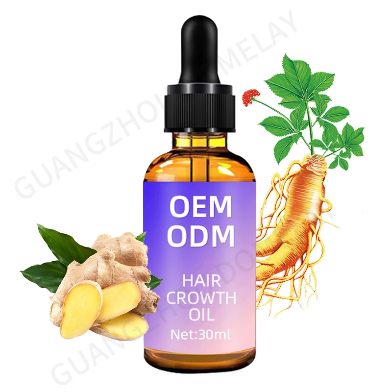 Customize Rosemary Oil Hair Growth Ginger Hair Growth Oil For Hair Treatment