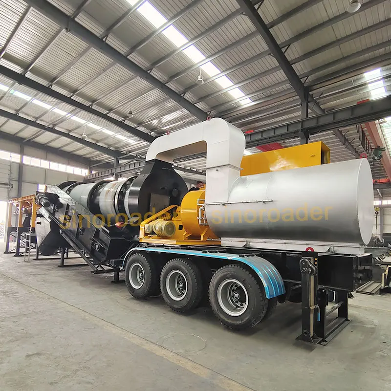 New designed factory price mobile 160t/h Stationary Road Asphalt Batching Plant asphalt mixing plant