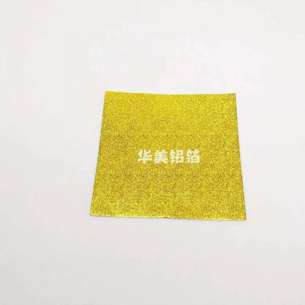 Square Golden Aluminum Foil Candy Wrappers Sugar Wraps Paper for DIY Candies and Chocolate Packaging by Party/Wedding/Birthday