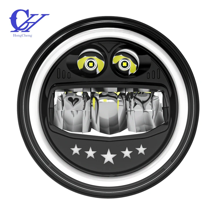 Drl Angel Eyes Headlights Offroad Automotive Fron Light Car Led Headlight For Bmw