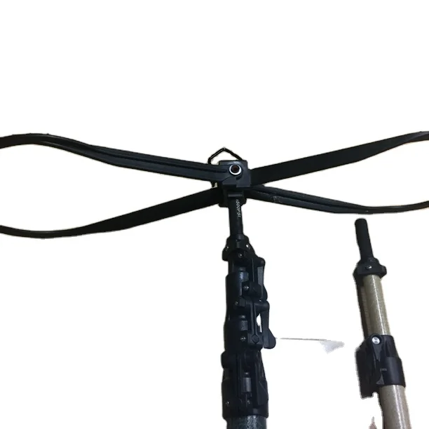 Telescopic camouflage net support pole system fiberglass material pole