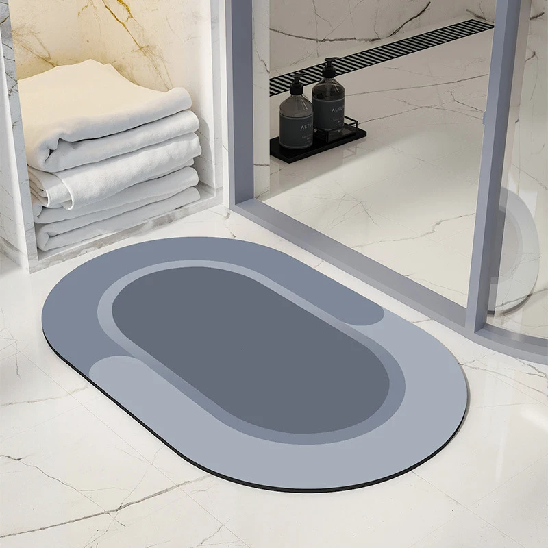 Customizable bath mat super absorbent quick drying bath floor mat