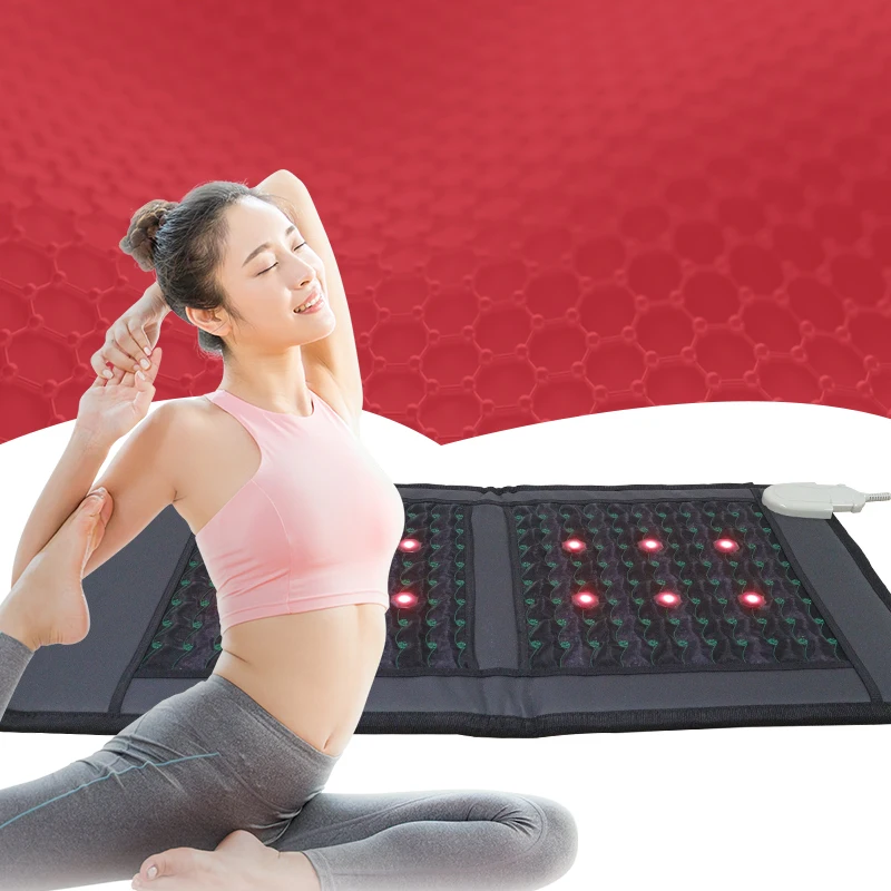Guangyang Amethyst Photon magnetics mat for therapy magnetic therapy mat Far Infrared Negative Ion Heat Sauna Mattress