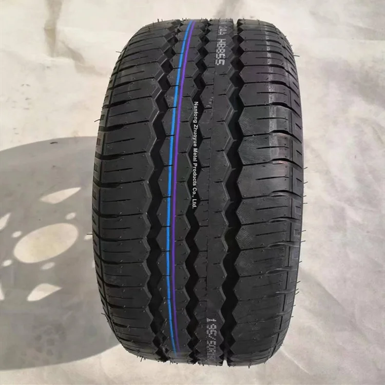 195/50R13C with Steel Rim For Heavy Duty Low Flatbed Trailer 900KG Tyres and Wheels