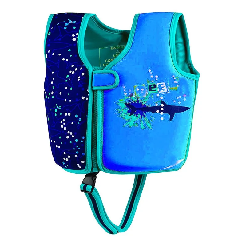 OEKO-TEX Oem 200pcs customized Children Swim Life Jacket survival waistcoat Floatable Swimsuit Buoyant Vest