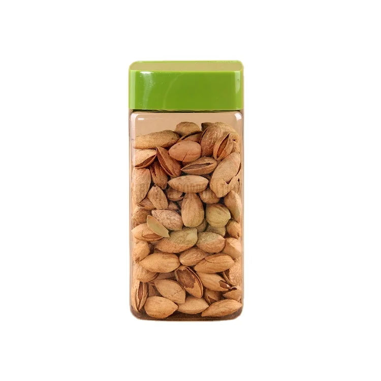 Food Grade Square Shape PET Airless Plastic Jar Container