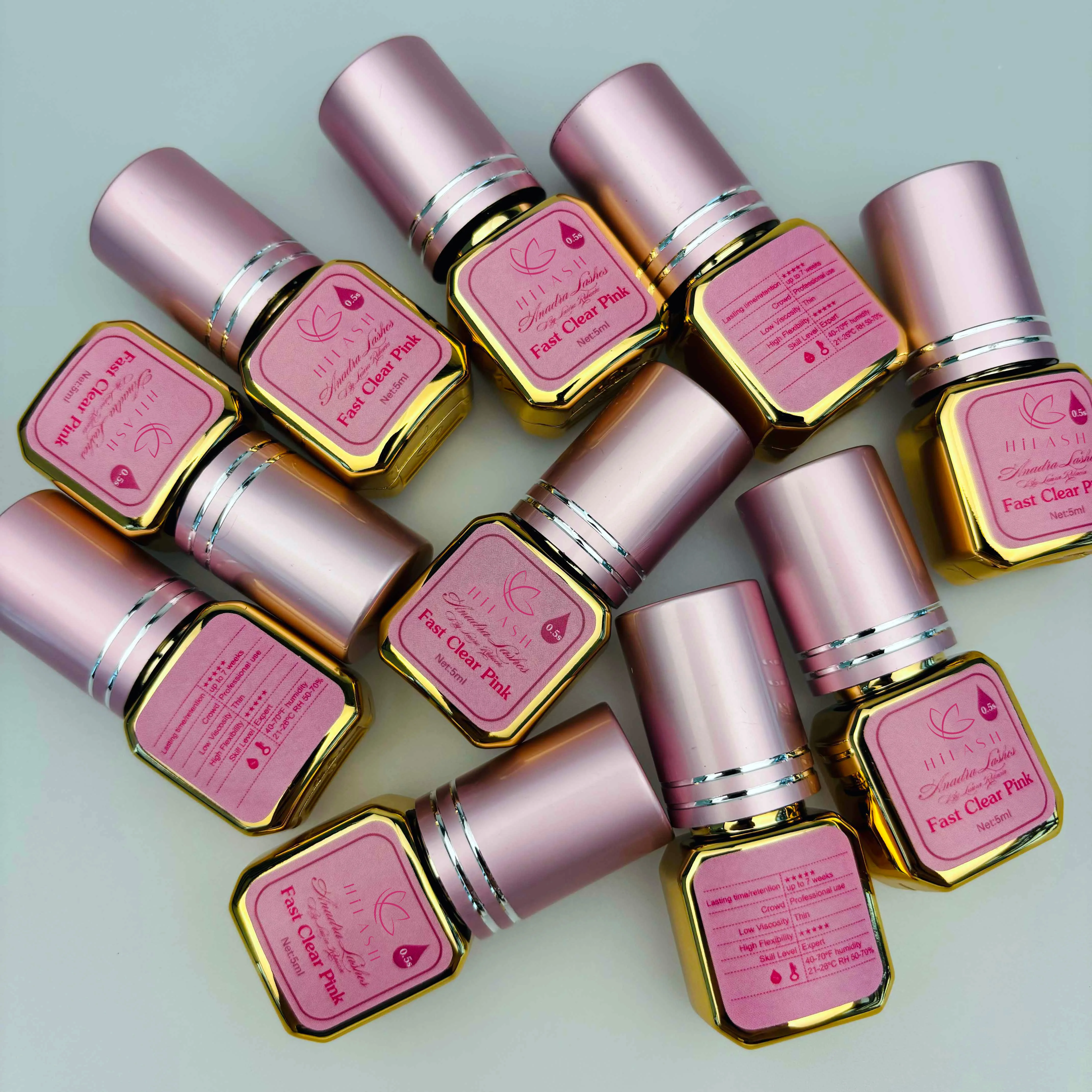 HiLASH Korean Waterproof Latex Free Oil Resistant Eye Lash Extension Glue Adhesive Lovely Eyelash Glue Supplier Wholesale