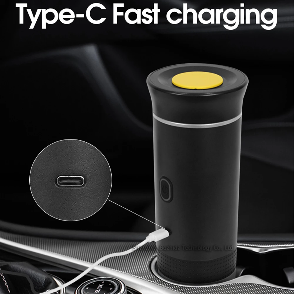 rechargeable espresso  coffee maker with heating function