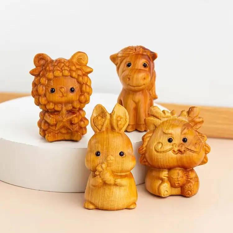 Custom Wholesale Various Wooden Handicraft Dolls And Ornaments