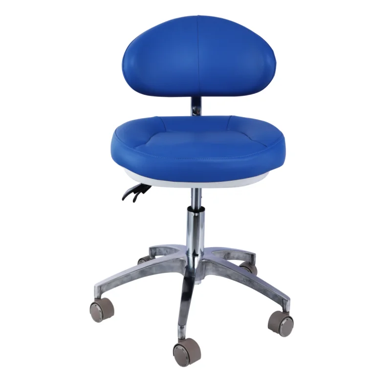 Wholesale price salon stool Foshan dental factory hospital office chair orange color surgical stool for dentist