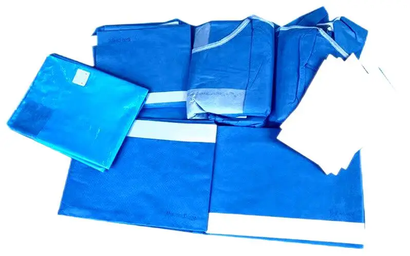 disposable universal general surgical drape pack surgical drapes pack with surgical gowns
