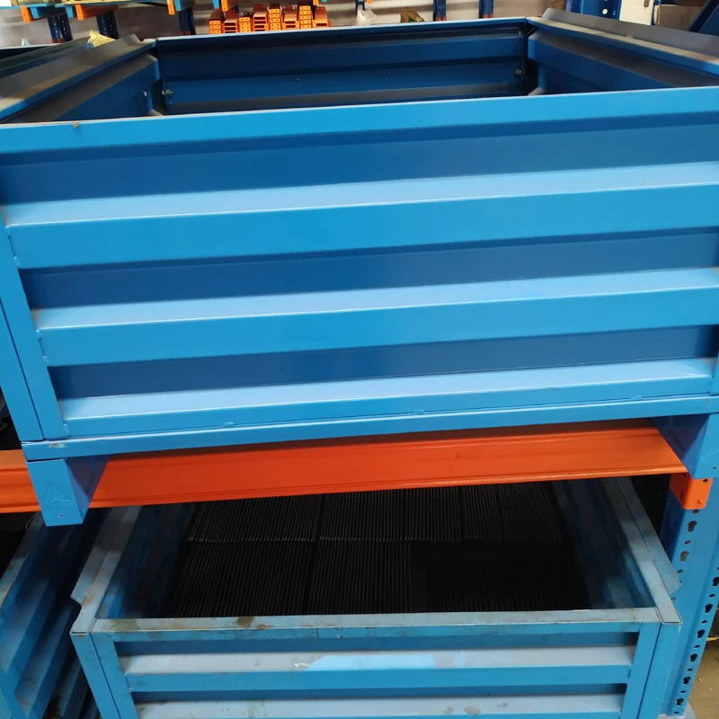 Steel foldable pallet cage pallet container  pallet box