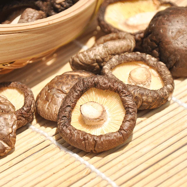 Сухой гриб Shiitake экспорт сухие грибы обезвоженная