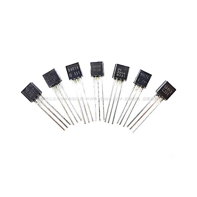 New original 2N5551 2N5401 S8550 SS8050 S9012 S9013 2N2907 C1815 A94 TO-92 Bipolar Transistors S8050