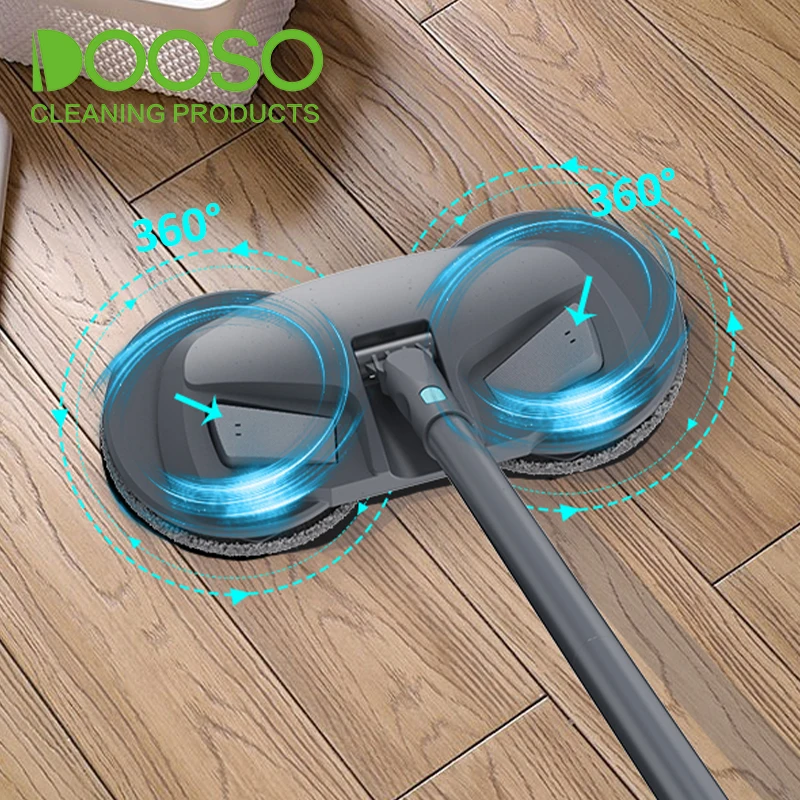 Electric Mop Wet Floor Cleaner Scratch Mop Magic Floor Lazy Clean Easy Flat Mop