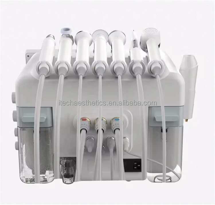 Hydra Dermatologist Apparatus High Pressure Oxygene Facial Hydra  Aqua Facial Machine 8 in 1Jet Oxygen Skin Analyzer