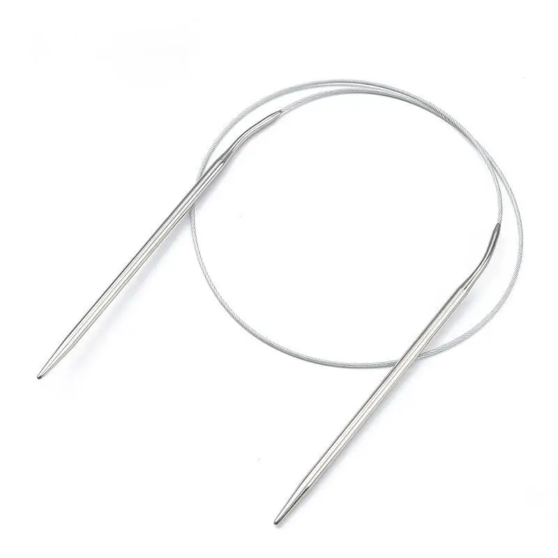 Wholesale Stainless Steel Hollow Sweater Needles 11pairs Knitting Tools Circular Needle Scarf Double Point