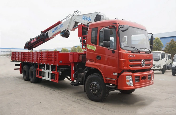6*4 Dongfeng 50 ton lifting cranes price