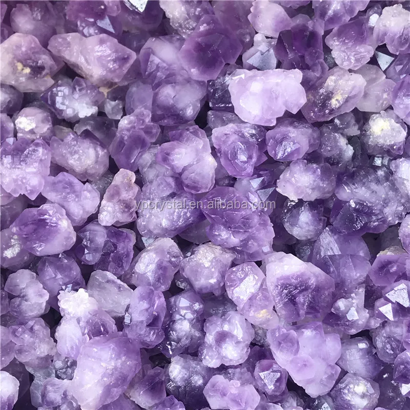 Natural Amethyst Quartz Crystal Tooth Small Amethyst Cluster Rough Amethyst Stone