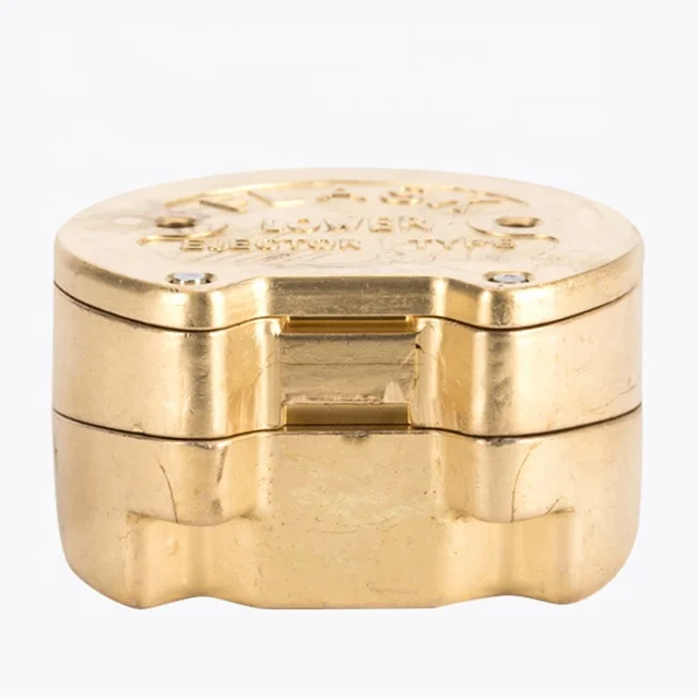 Верхняя и нижняя медная колба для зубных протезов американского типа