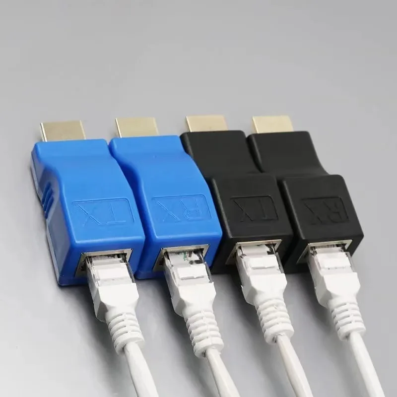 4k Hdmi удлинитель Hdmi 1,4 30 м удлинитель Rj45 через Cat 5e/6 сетевой Lan Ethernet адаптер для Hdtv Hdpc