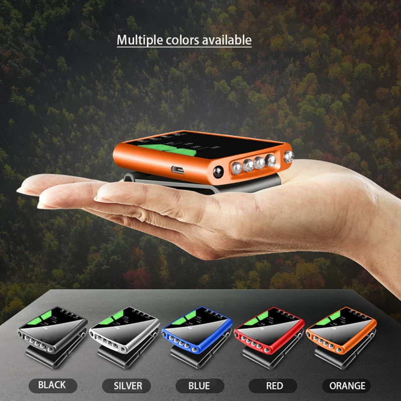 2023 new Smart sensing USB rechargeable Strong 4 led clip lamp Night fishing light led hat lamp