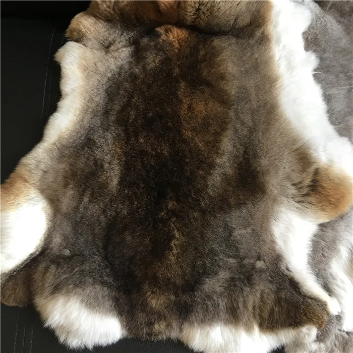  Soft dyed rex rabbit fur plate