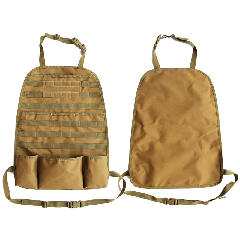 MOLLE тактическая панель транспортного средства задняя крышка сиденья протектор автомобильный Органайзер