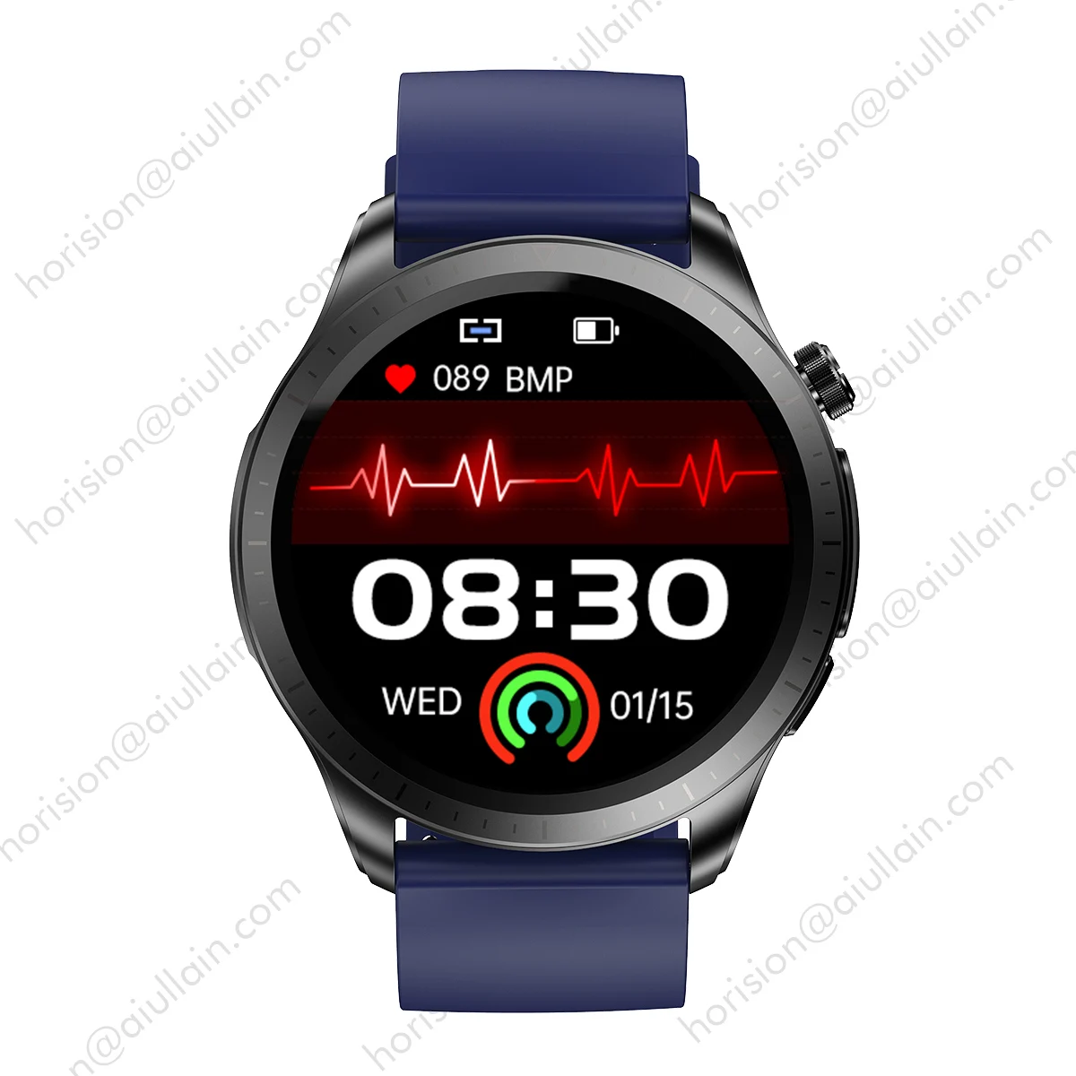 Aiullain E420 Smart HRV health watch HD large screen, ECG real-time ECG analysis ECG band monitoring non-invasive blood sugar