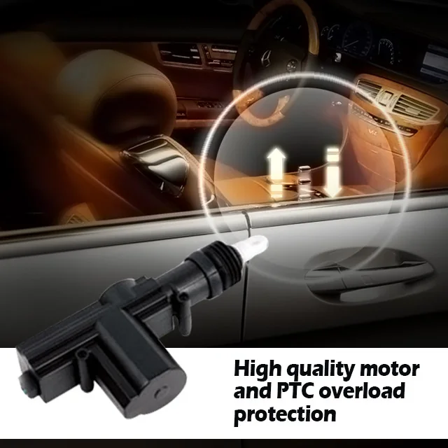 Promata Premium Universal 12V/24V Door Lock Actuator Ultrasonic Welded, Water-Resistant Design