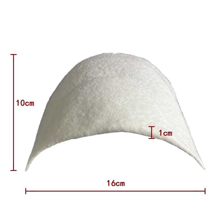 2022 Hot Sell  Fashion Molded Polyester Turtle Round Shape Shoulder Pads for men Suits