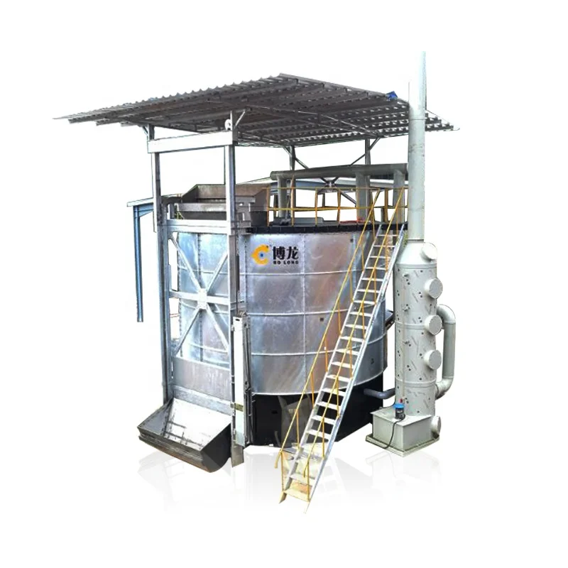 Energy saving horse manure compost machine organic fertilizer processing plant livestock waste fermentation tank