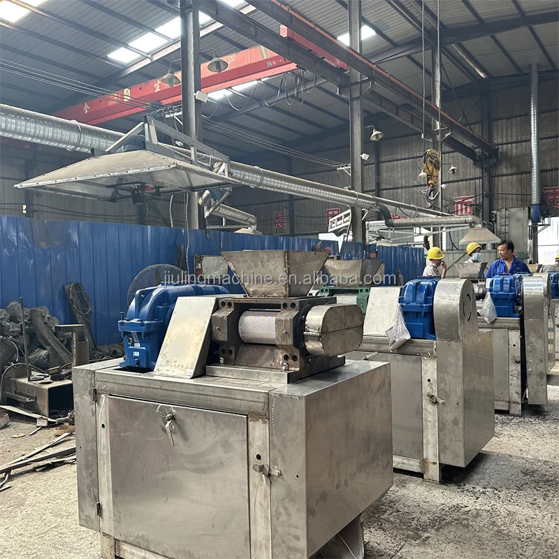 Ammonia sulfate double roller compactor machine with stainless steel in Malaysia