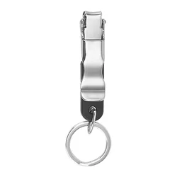 Eco-friendly Premium Stainless Steel Fingernail and Toenail Clipper Cutters Effortless Nail Clipper With Keychain