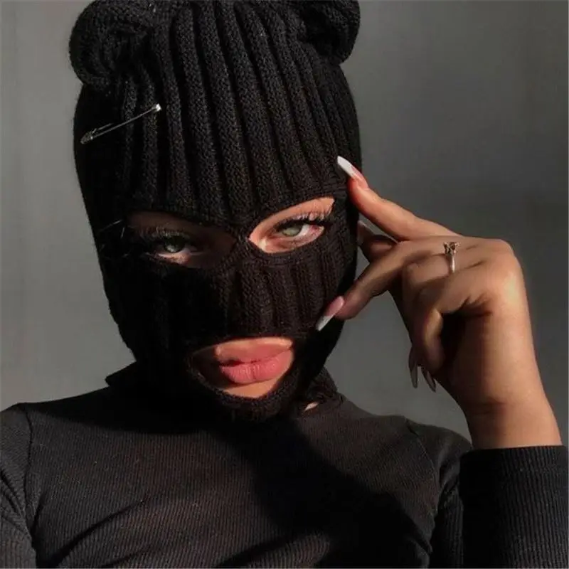 
Hat Counter Strike headgear For women Csgo winter warm balaclava knitted motorcycle mask riding hood 