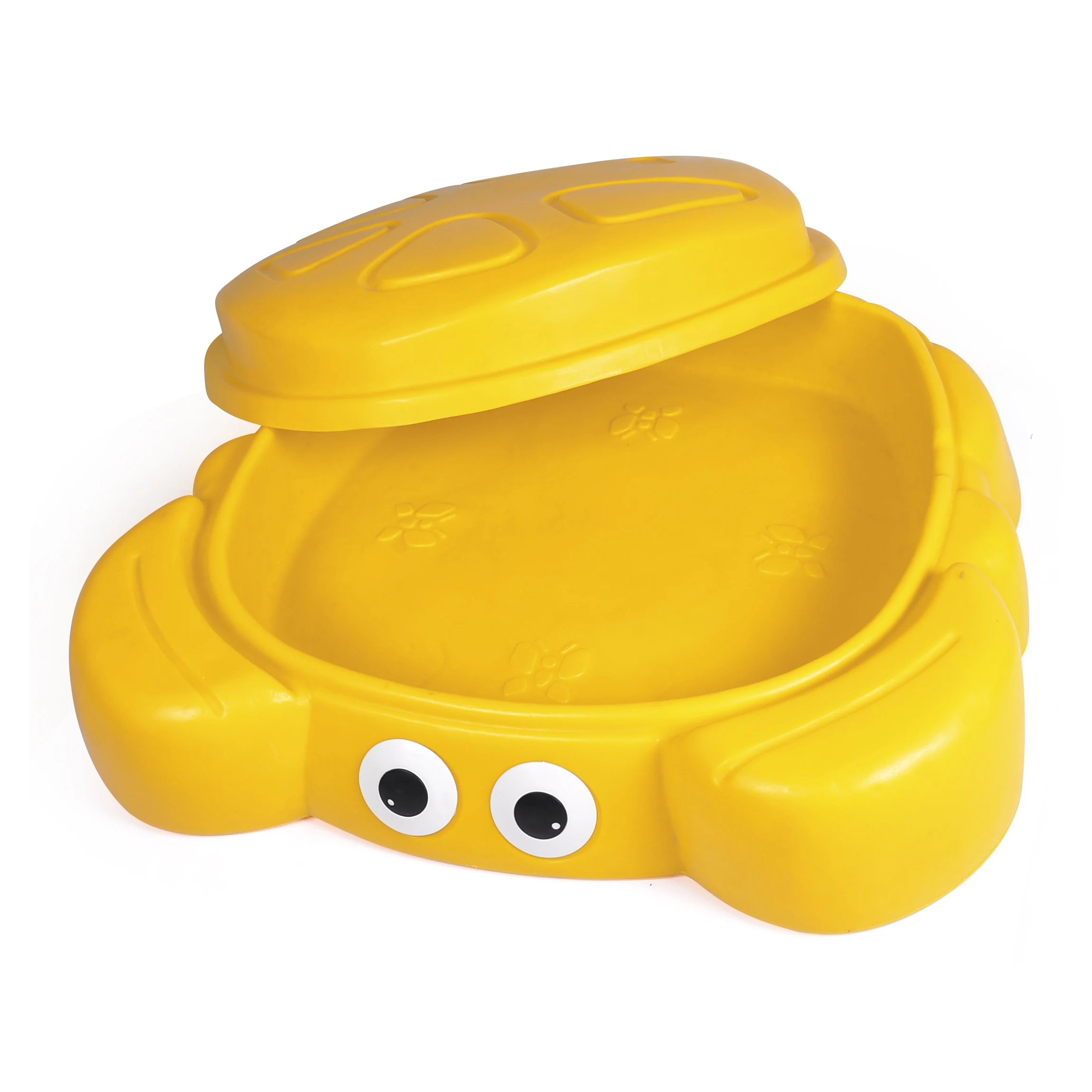 Cartoon crab funny LLDPE plastic sand box sand and water play box toys