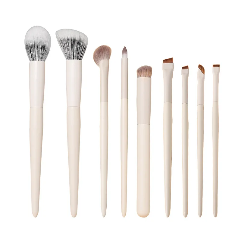 DailyQueen Wholesale professional makeup artist highlight brushes natural goat hair fibers blush stippling makeup brush  Custom logo
