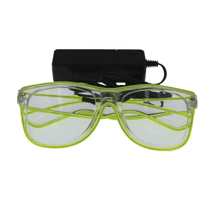 Novelty Gift Flashing Glasses EL Wire LED Glasses Glowing Party Supplies Lighting