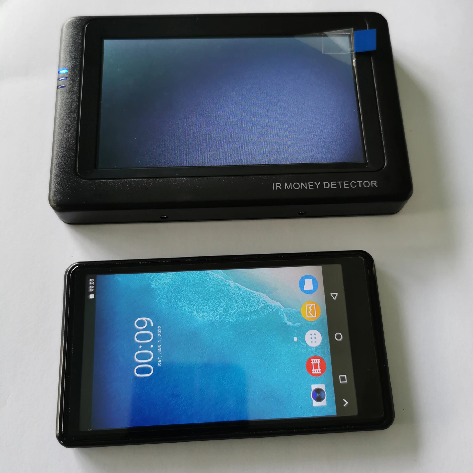Портативная инфракрасная камера с сенсорным экраном 4 дюйма, детектор денег с картой памяти 8 Гб, детектор поддельных заметок