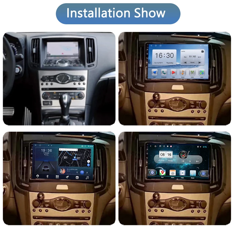 Автомобильный радиоприемник для Infiniti G4 G25 G35 G37 2006-2013 Android 10 0 мультимедийный Стерео GPS навигатор DSP Carplay Авторадио головное