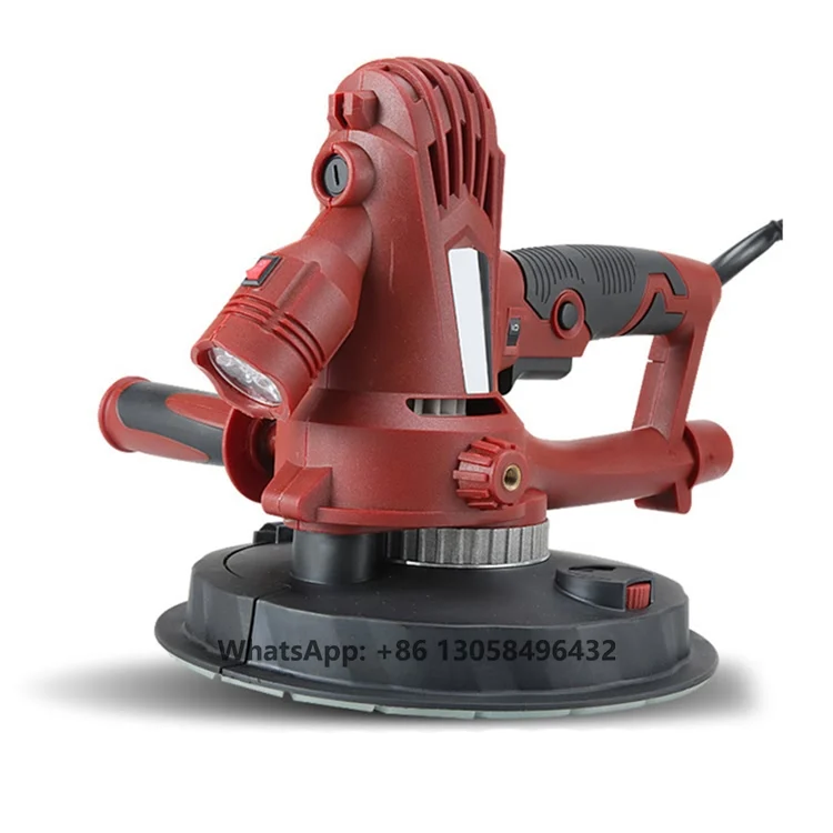 1380W Dustless Electric Portable Giraffe Sander Machine, Automatic Vacuum System Dust Wall Hand-held Drywall Sanding Machine