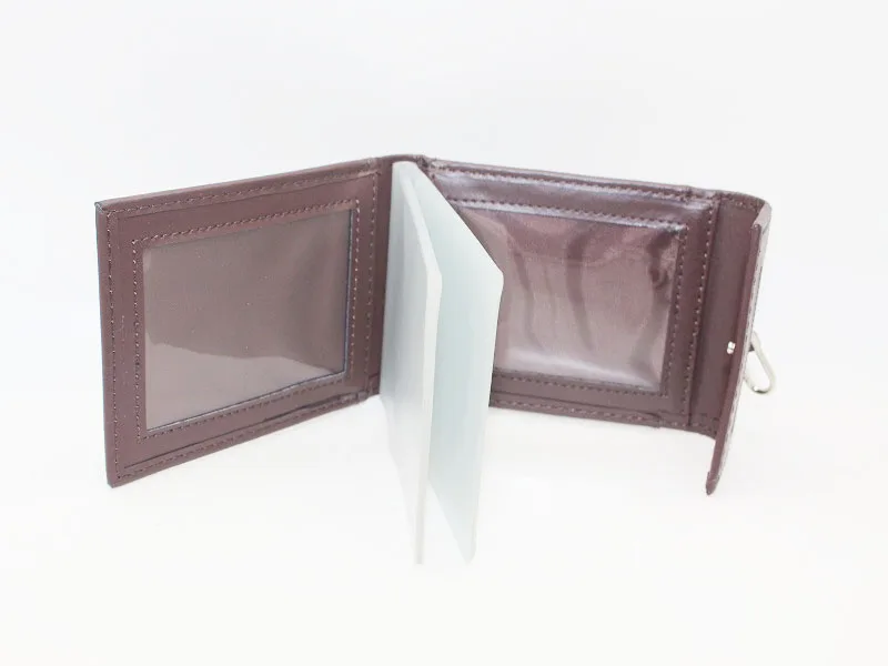 
OEM large capacity card holder foldable PU leather ID case business card sleeve Holder 