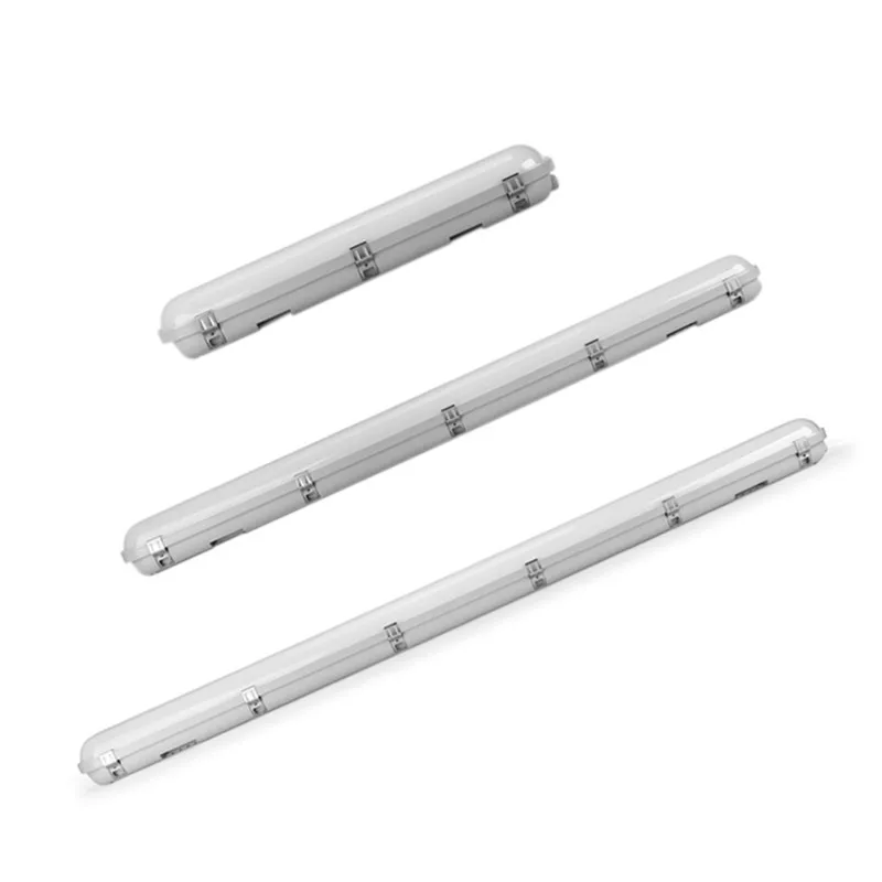 Fast Delivery 5Years Warranty U L DLC IP65 LED Vapor Tight Light Fixture 4ft 40W 6000LM 5000K With Motion Sensor