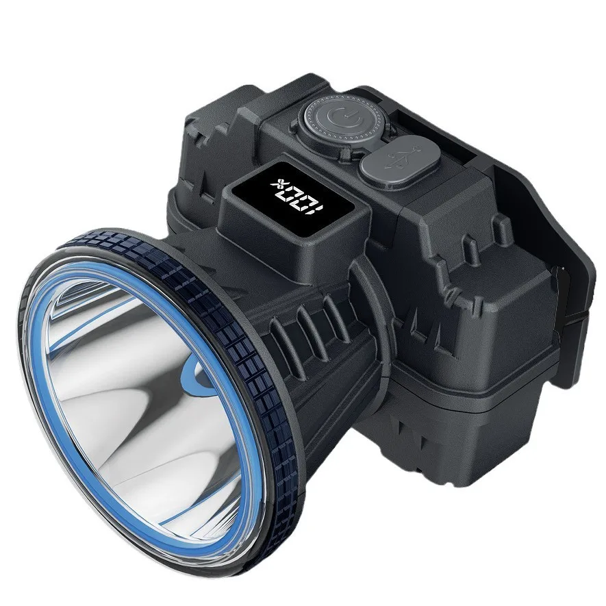 Rechargeable Waterproof Sports Headlamp with Strong Light & Long Battery Life Manufactured for Outdoor & Fishing Use