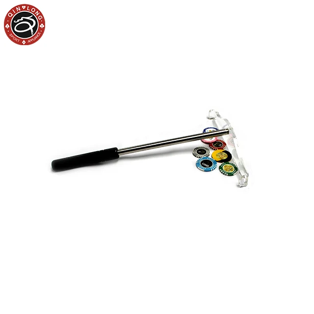 Roulette Chip Rake Poker Dis Sticks Accessories Baccarat Texas Poker Gambling Products Clay Iron ABS Brass bingo balls Customize