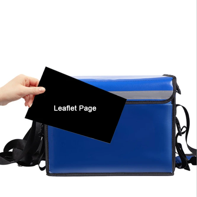 High Quality Custom Thermal Cooler Bag Extra Large Heavy Duty Insulated Supermarket Grocery Lunch Motorcycle Food Delivery Bag