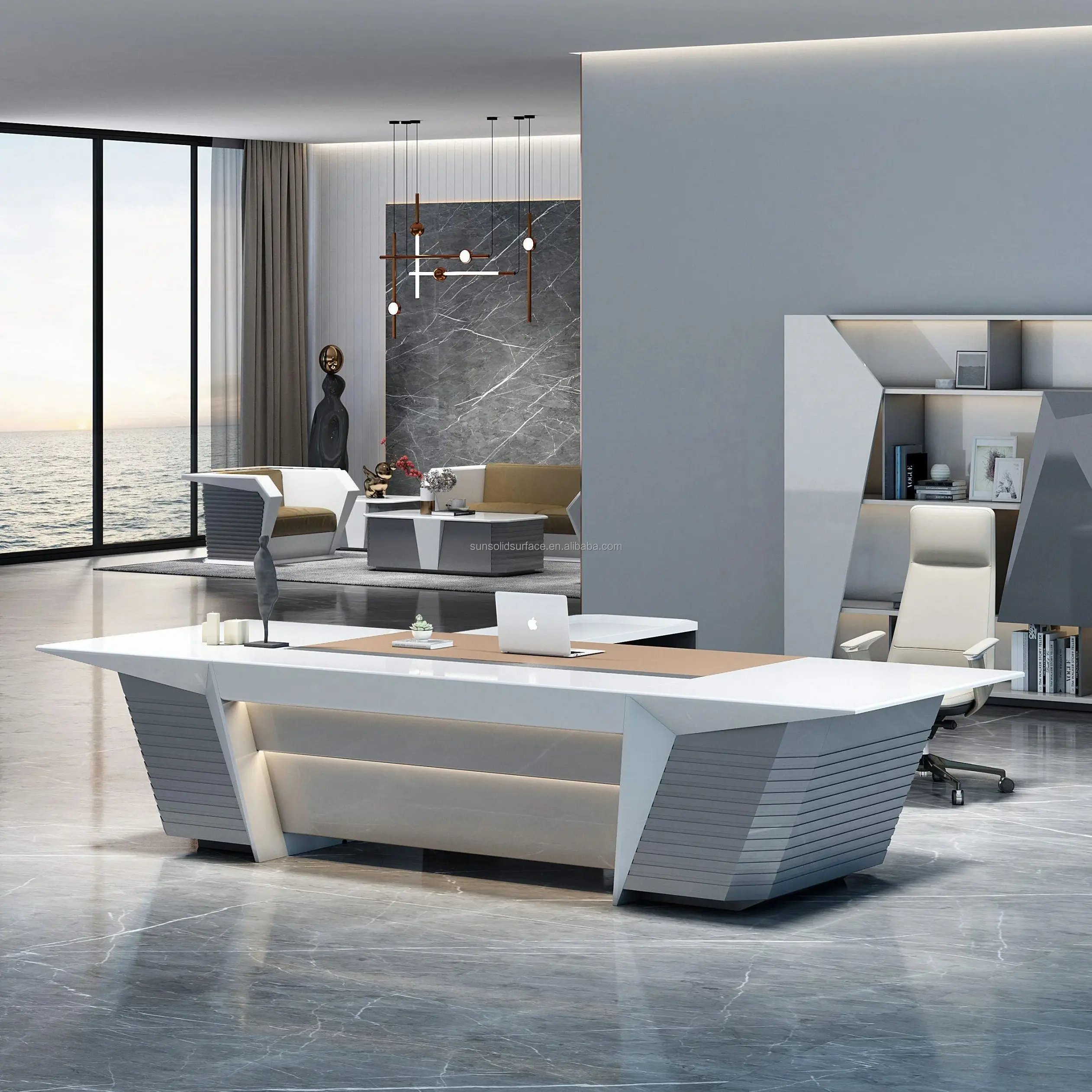 2024 Latest Modern Design Executive Office Desk Office Computer Desk CEO Office Table furniture