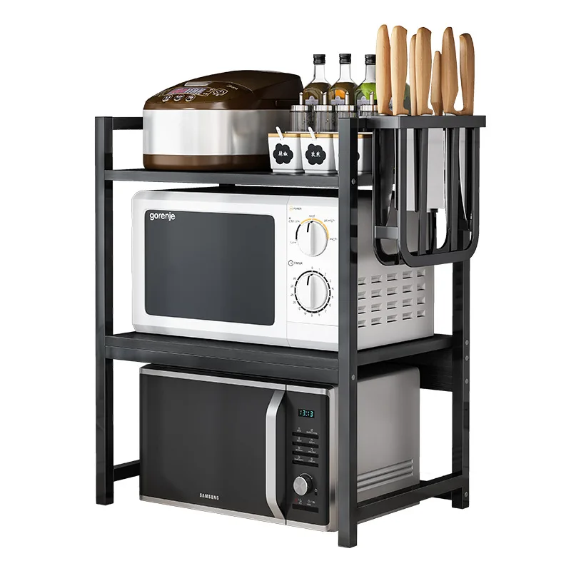 
Expandable and Height Adjustable Cabinet Storage rack shelf Kitchen Rack Microwave Oven Rack 