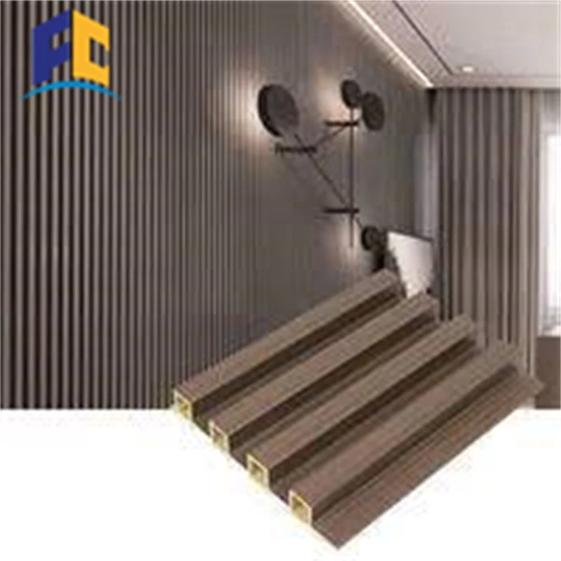 3d Pared Panel Aluminum Battens Wall Facade Panel Bamboo Wood Fiber Pvc Wall Panel