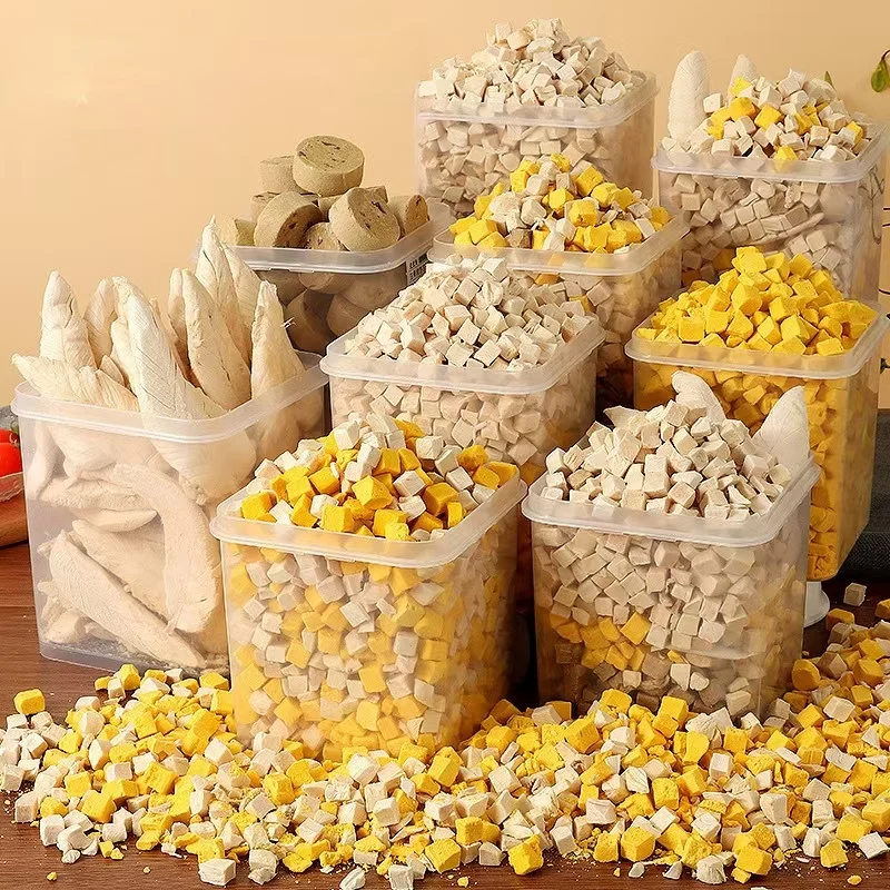 Заводская оптовая продажа здоровый органический лиофилизированный корм для кошек OEM домашние закуски куриная грудка утка ГОВЯЖЬЯ печень с высоким содержанием белка